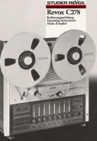 Revox C-274-C-278-Owners-Manual